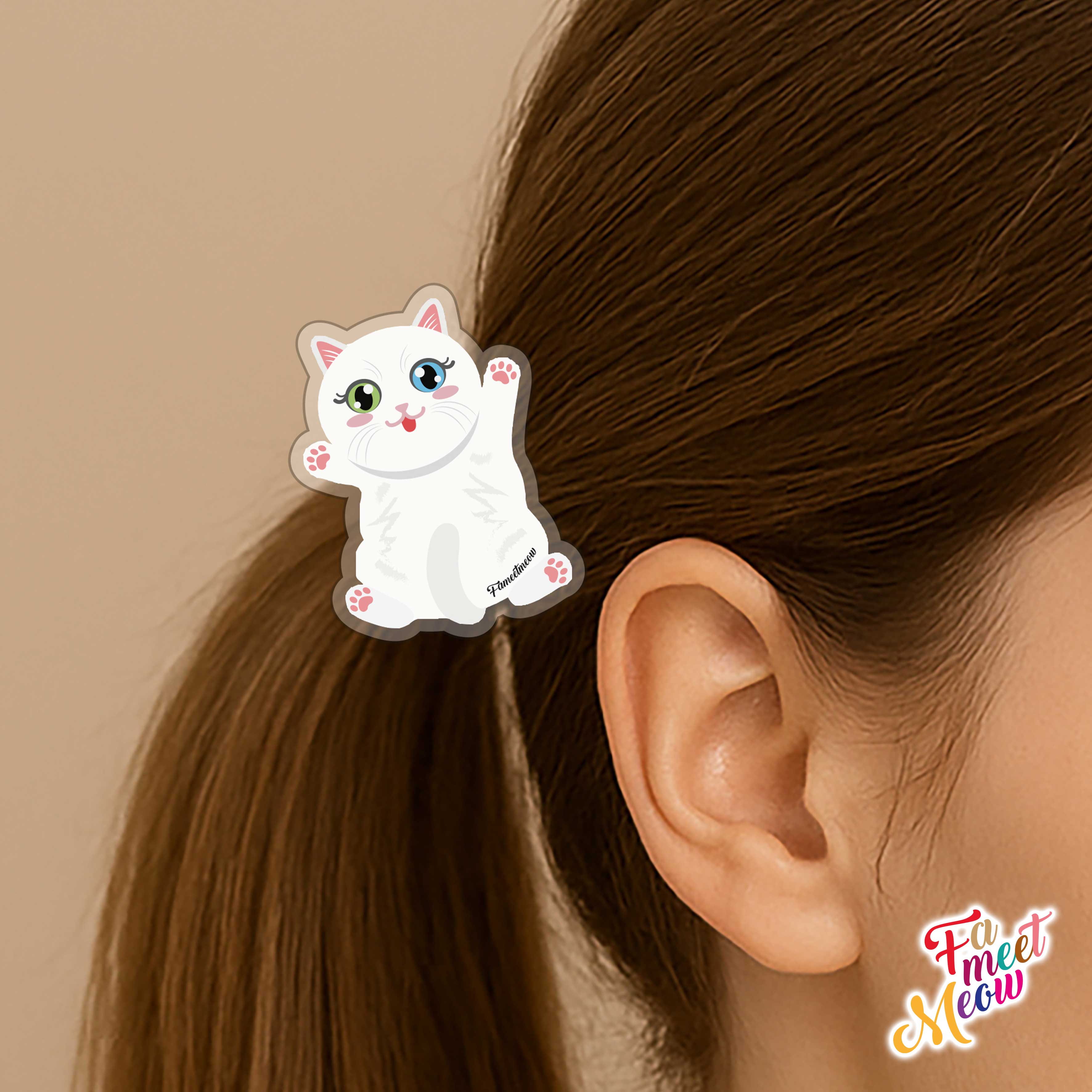 Hair Tie - White