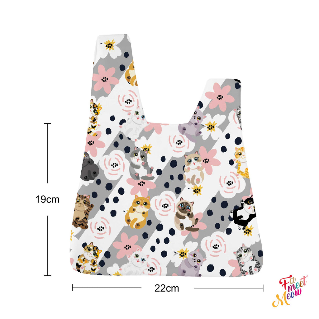 手腕袋 - Fluttering Flower Cats