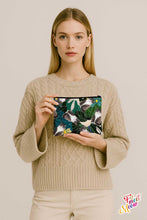 Load image into Gallery viewer, Medium Coin Pouch - Lotus

