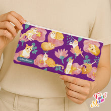 Load image into Gallery viewer, Pencil Case - Coneflowers (PURPLE)
