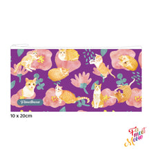 Load image into Gallery viewer, Pencil Case - Coneflowers (PURPLE)
