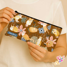 Load image into Gallery viewer, Pencil Case - Allium (Khaki)
