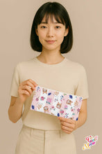 Load image into Gallery viewer, Pencil Case - Classic (Pink stripes)
