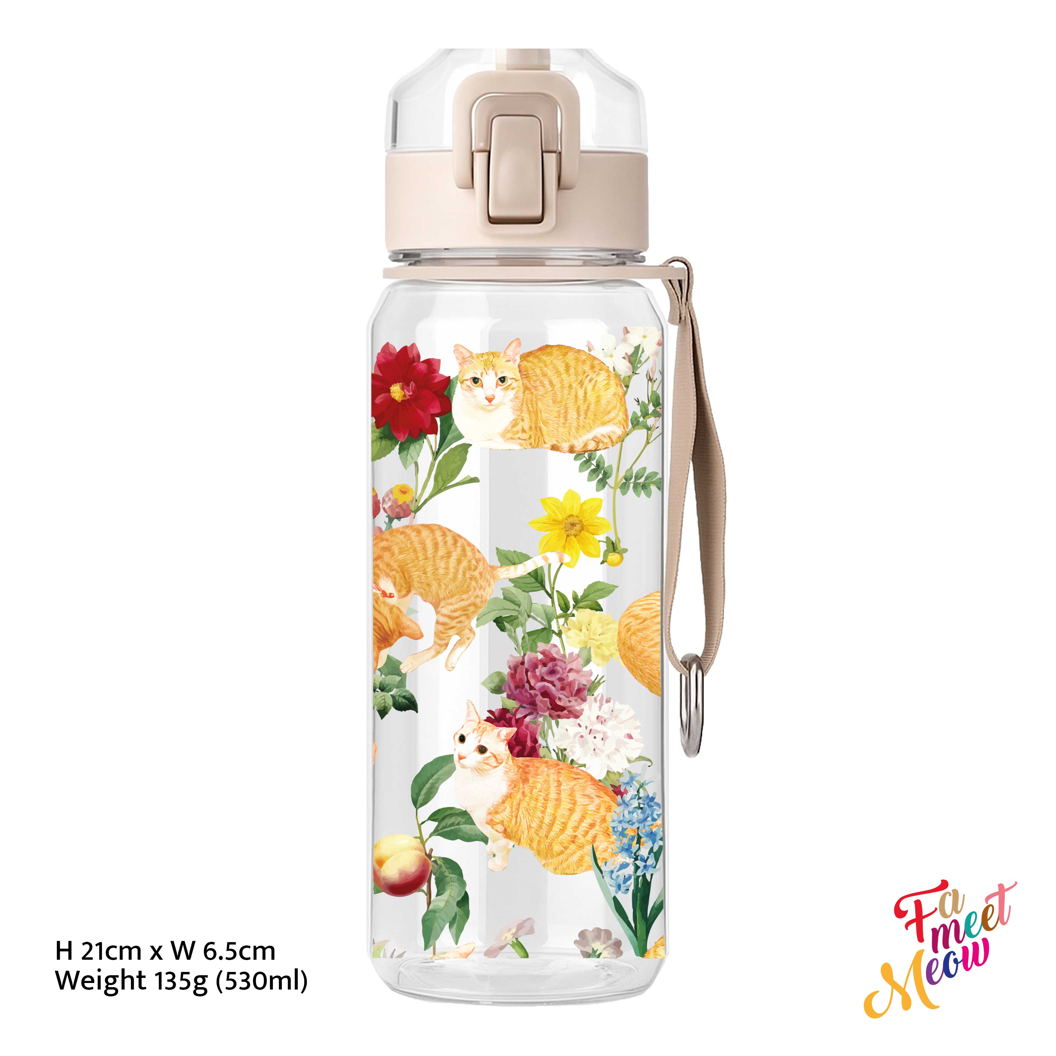 530毫升水瓶 - Floral