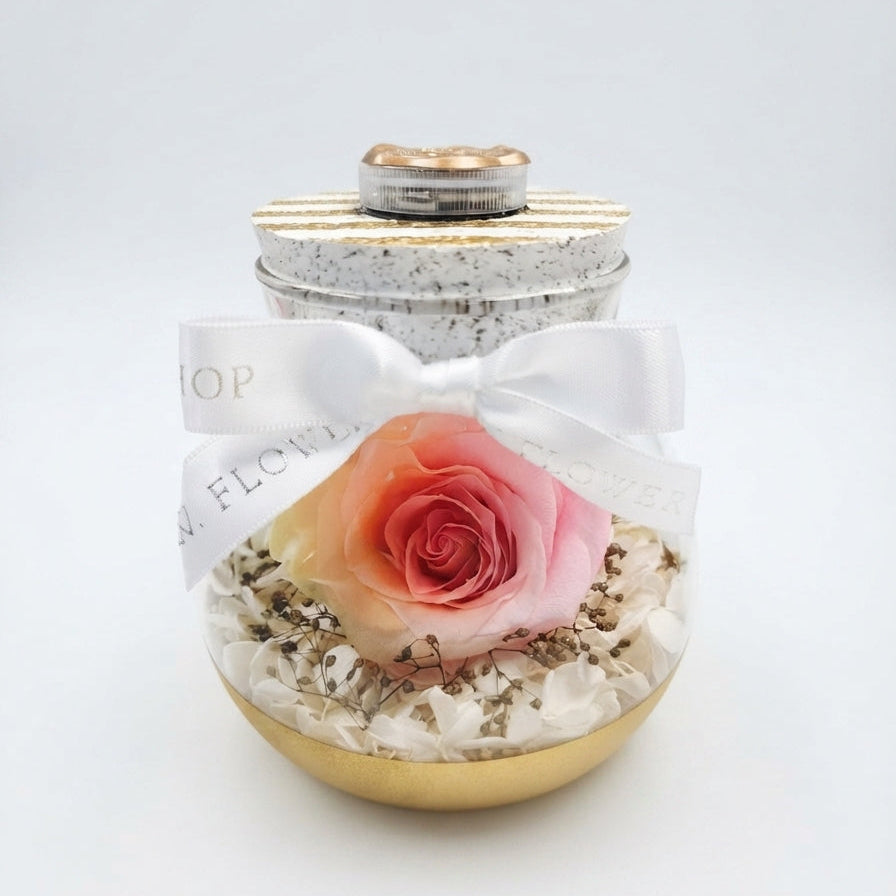 Little Wishful Glass - Rose Quartz Pink