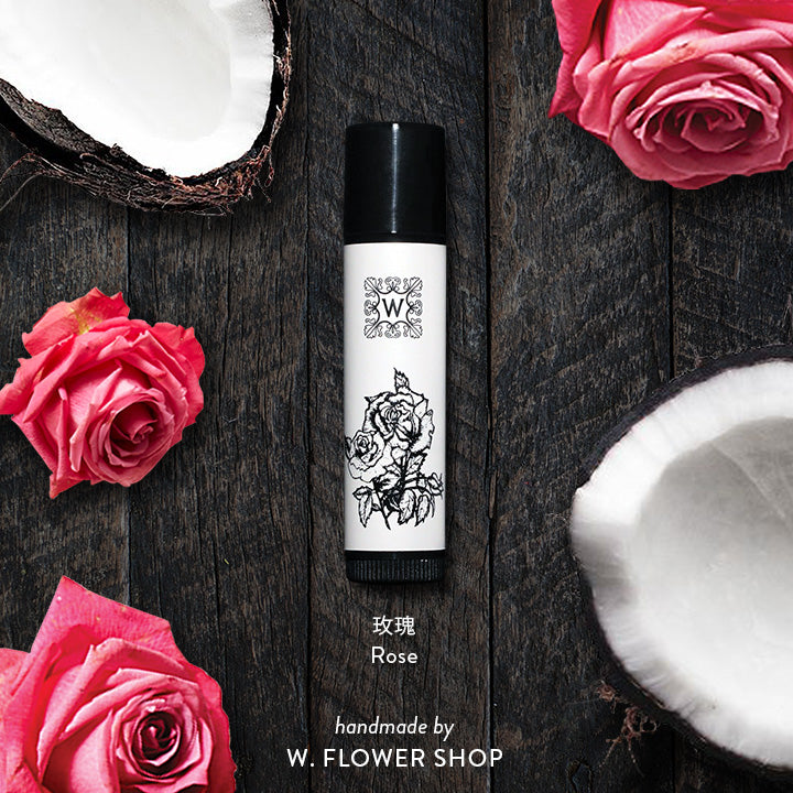 Coconut Oil Lip Balm - Rose