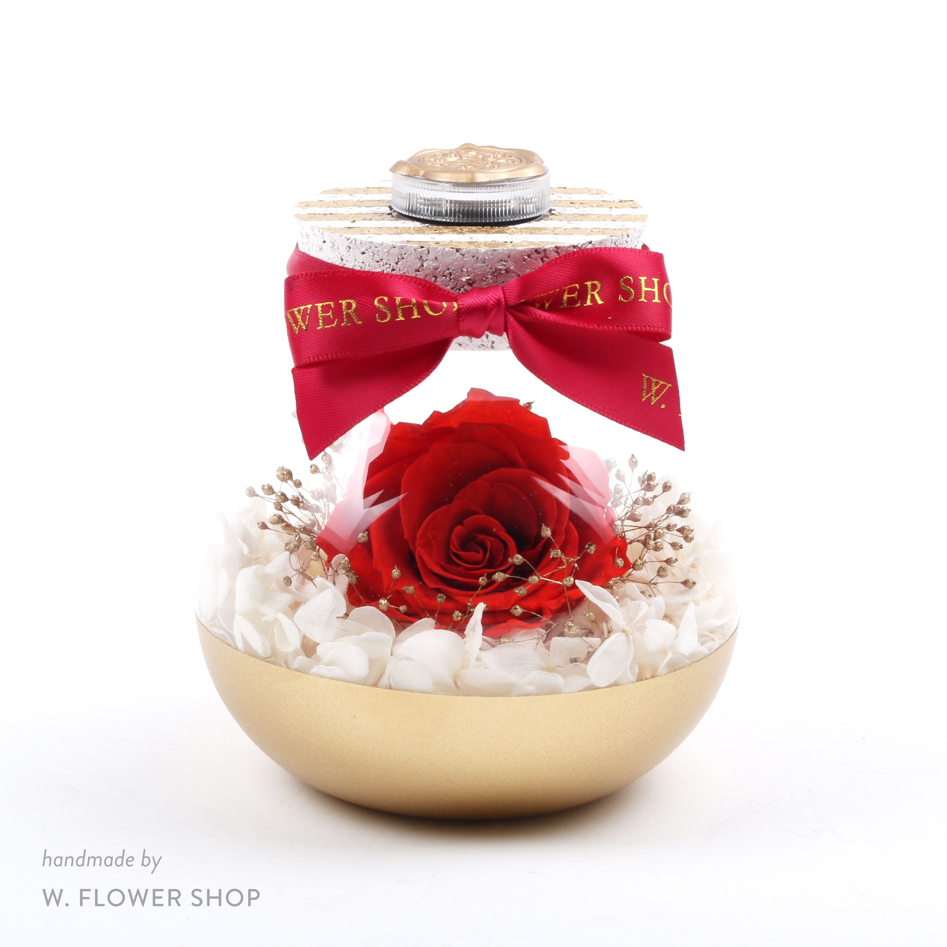 Little Wishful Glass - Ruby Red