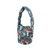 Load image into Gallery viewer, Shoulder Bucket Bag - Mushroom (Navy Blue)
